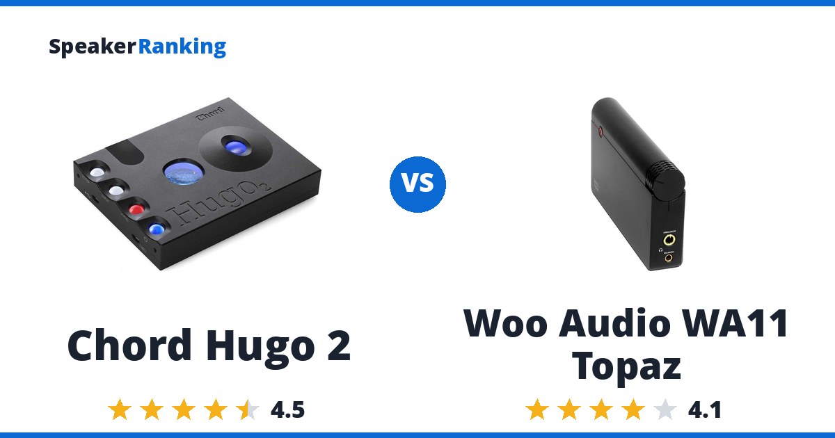 Chord Hugo 2 vs Woo Audio WA11 Topaz