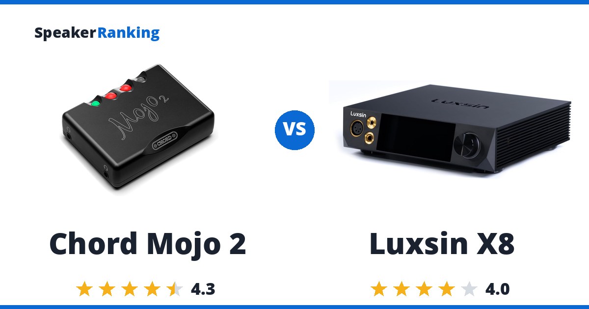 Chord Mojo 2 vs Luxsin X8