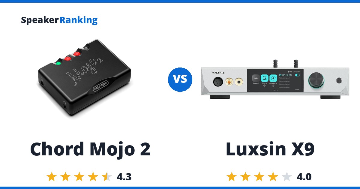 Chord Mojo 2 vs Luxsin X9