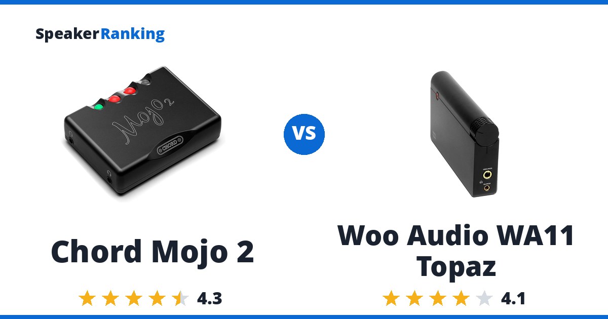 Chord Mojo 2 vs Woo Audio WA11 Topaz