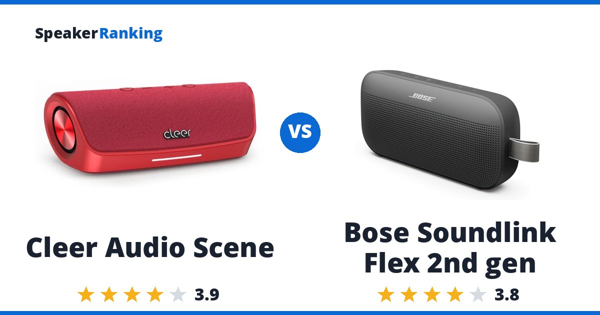 Cleer Audio Scene vs Bose Soundlink Flex 2nd gen