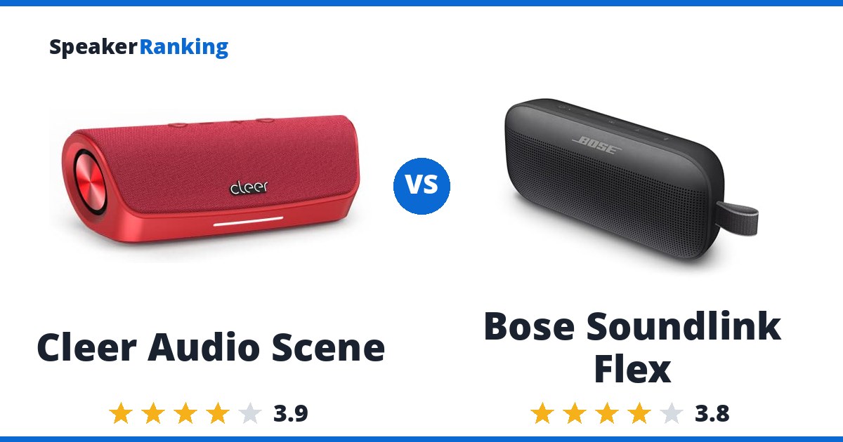 Cleer Audio Scene vs Bose Soundlink Flex