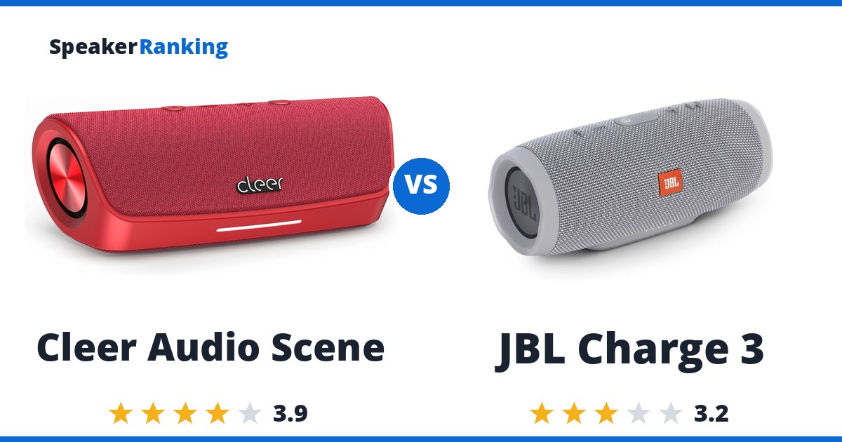 Cleer Audio Scene vs JBL Charge 3