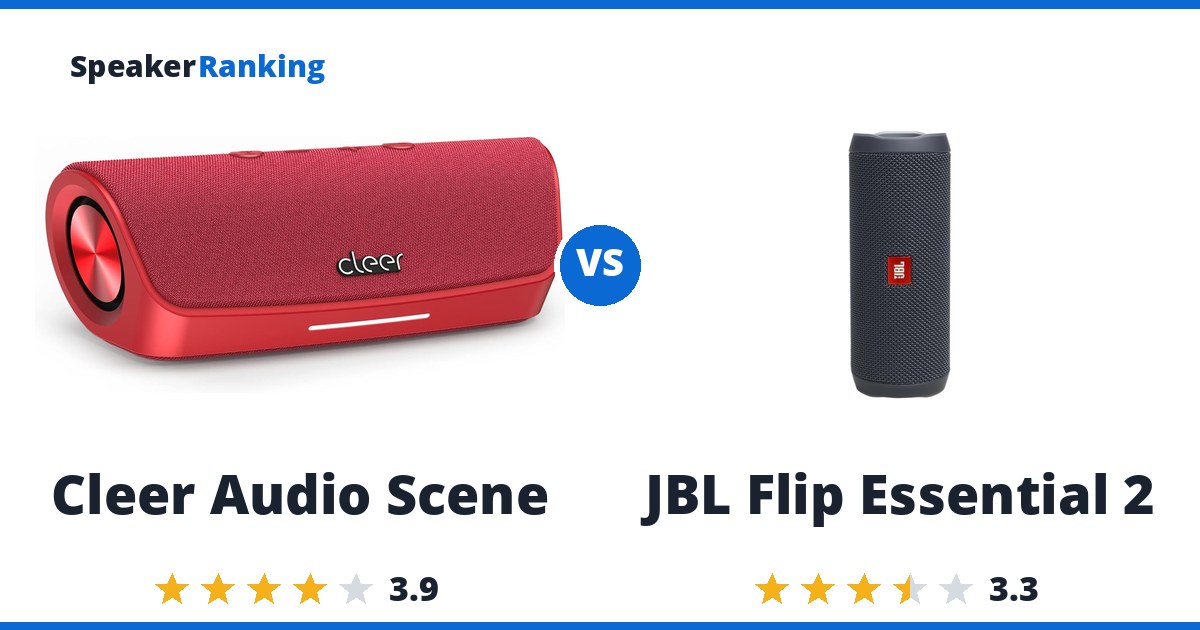 Cleer Audio Scene vs JBL Flip Essential 2