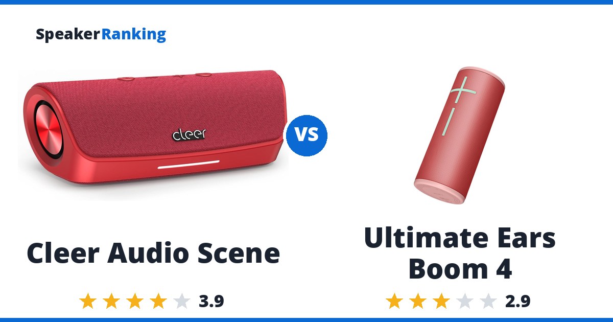 Cleer Audio Scene vs Ultimate Ears Boom 4