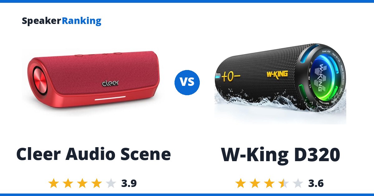 Cleer Audio Scene vs W-King D320
