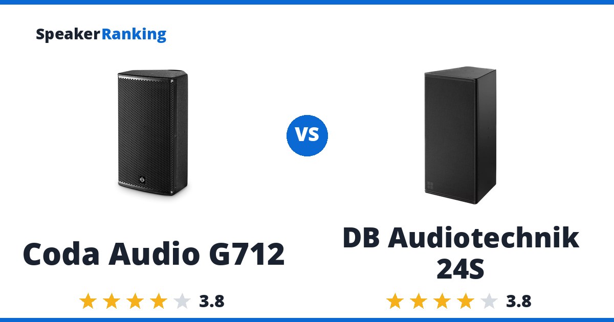Coda Audio G712 vs DB Audiotechnik 24S