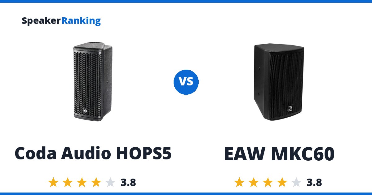 Coda Audio HOPS5 vs EAW MKC60