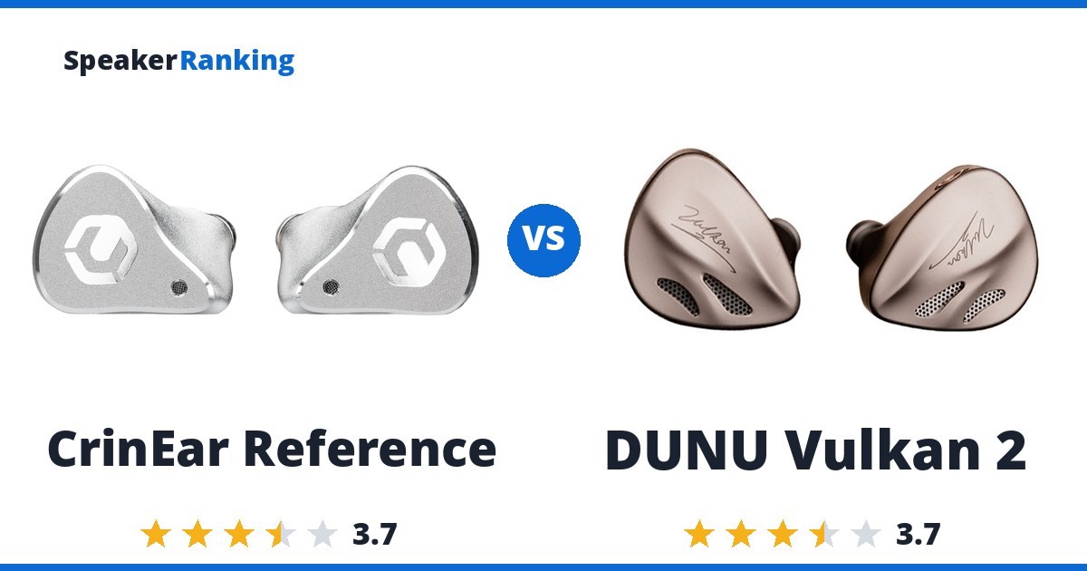 CrinEar Reference vs DUNU Vulkan 2