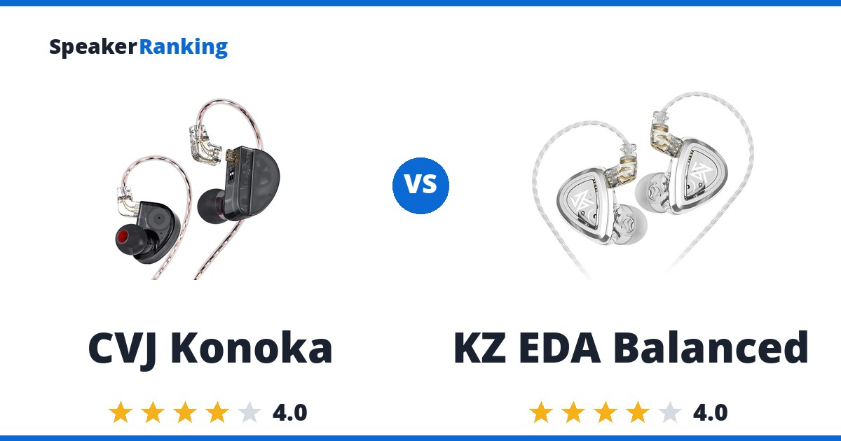 CVJ Konoka vs KZ EDA Balanced
