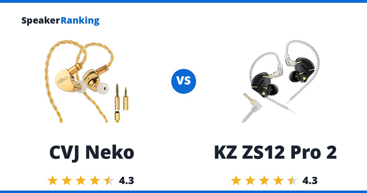 CVJ Neko vs KZ ZS12 Pro 2