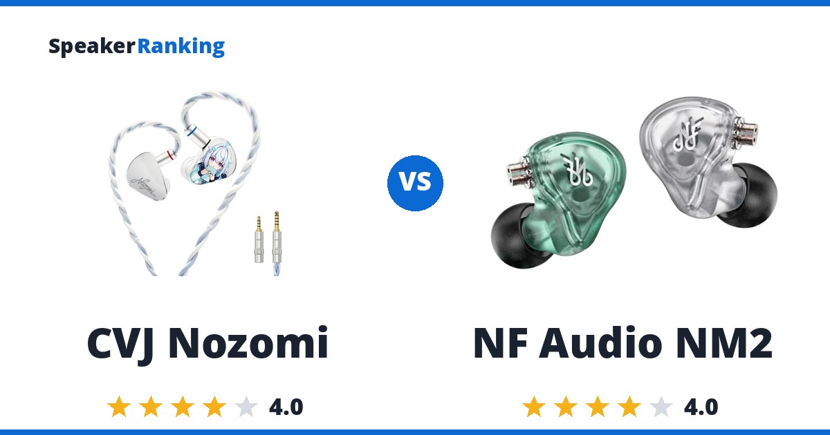 CVJ Nozomi vs NF Audio NM2