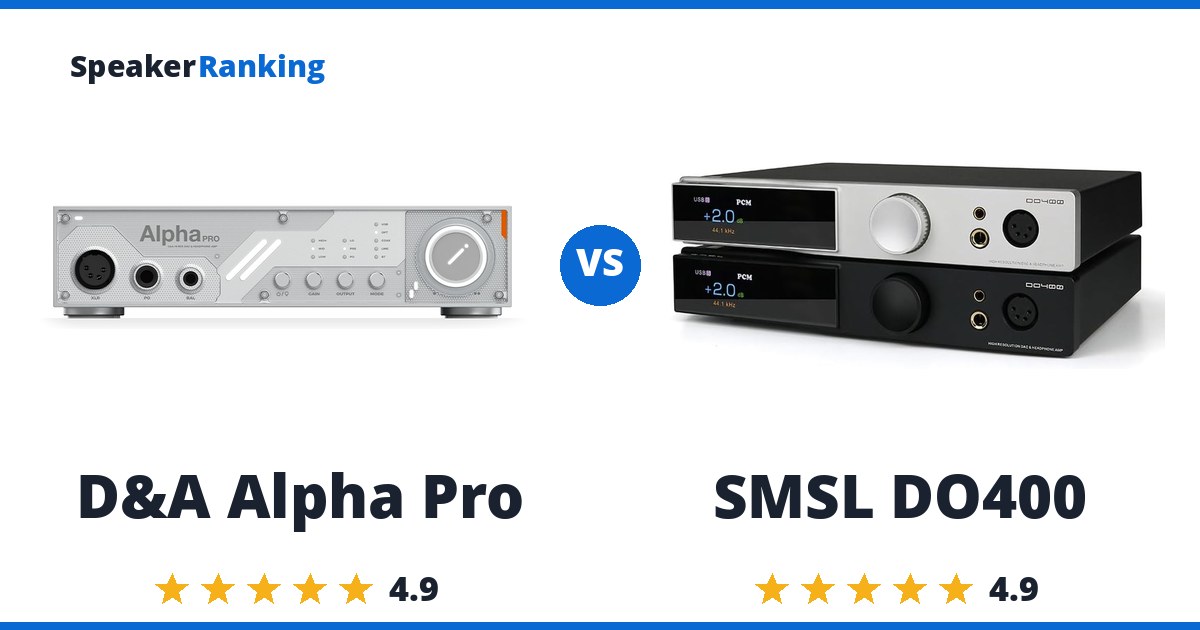 D&A Alpha Pro vs SMSL DO400