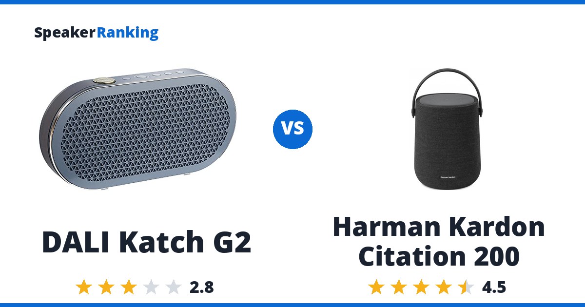 DALI Katch G2 vs Harman Kardon Citation 200