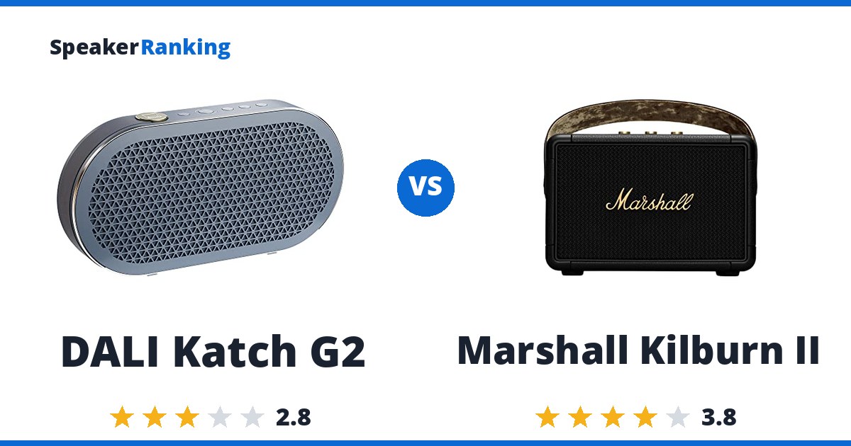 DALI Katch G2 vs Marshall Kilburn II