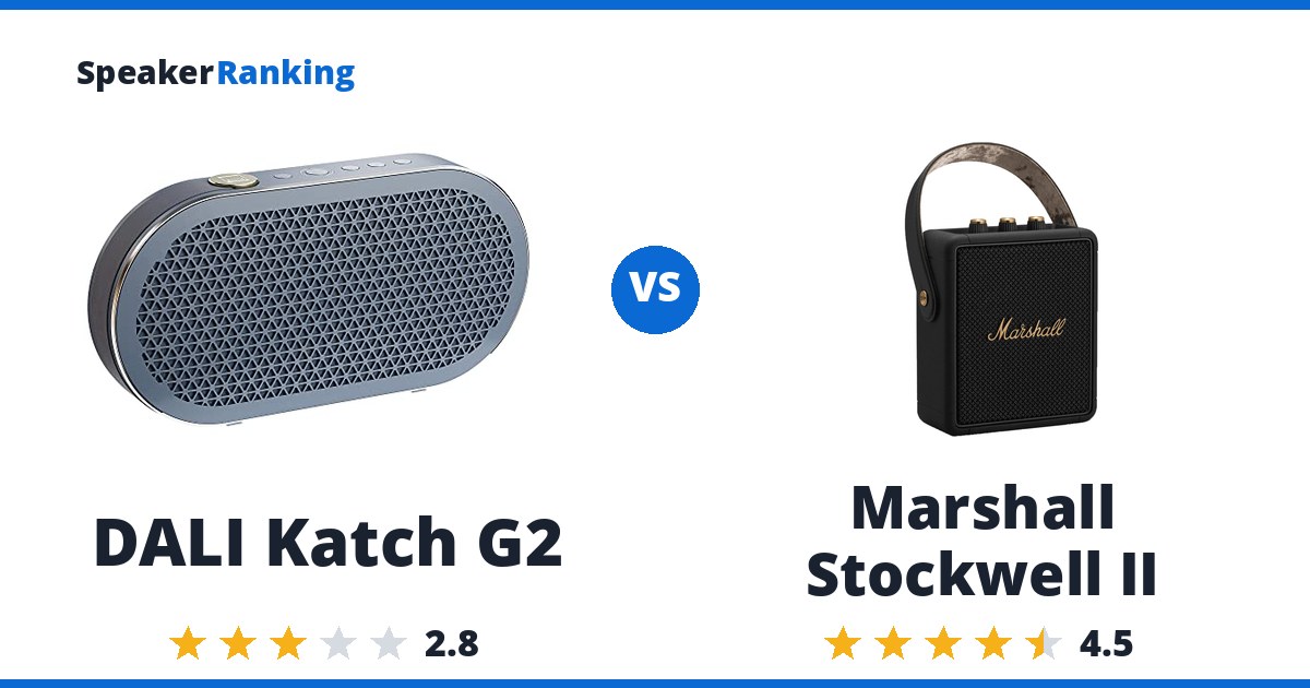 DALI Katch G2 vs Marshall Stockwell II