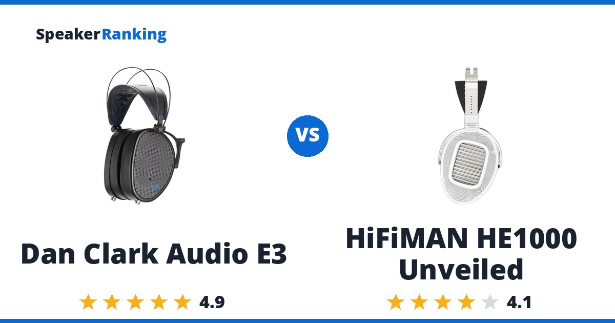 Dan Clark Audio E3 vs HiFiMAN HE1000 Unveiled