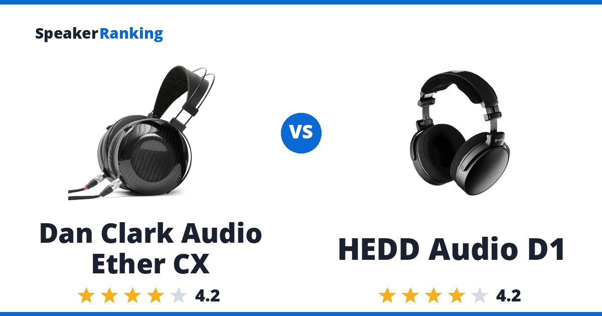 Dan Clark Audio Ether CX vs HEDD Audio D1