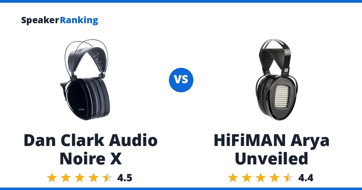Dan Clark Audio Noire X vs HiFiMAN Arya Unveiled