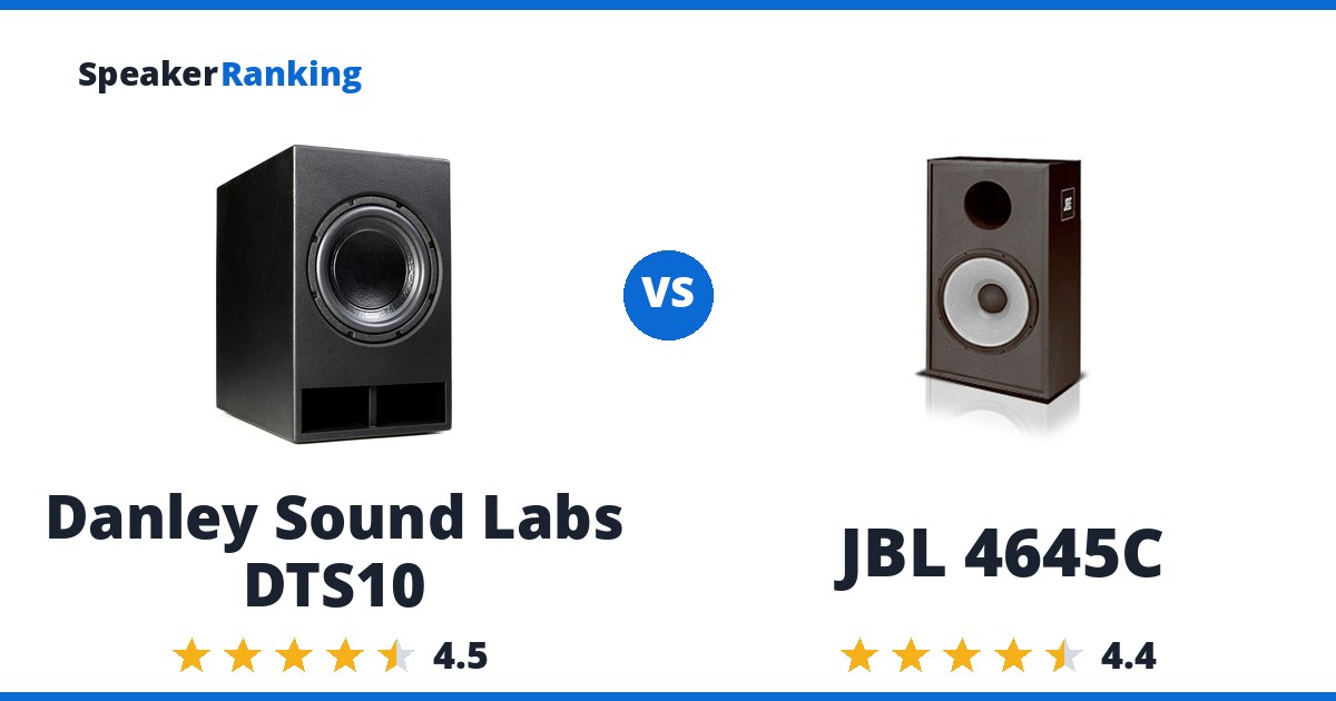 Danley Sound Labs DTS10 vs JBL 4645C