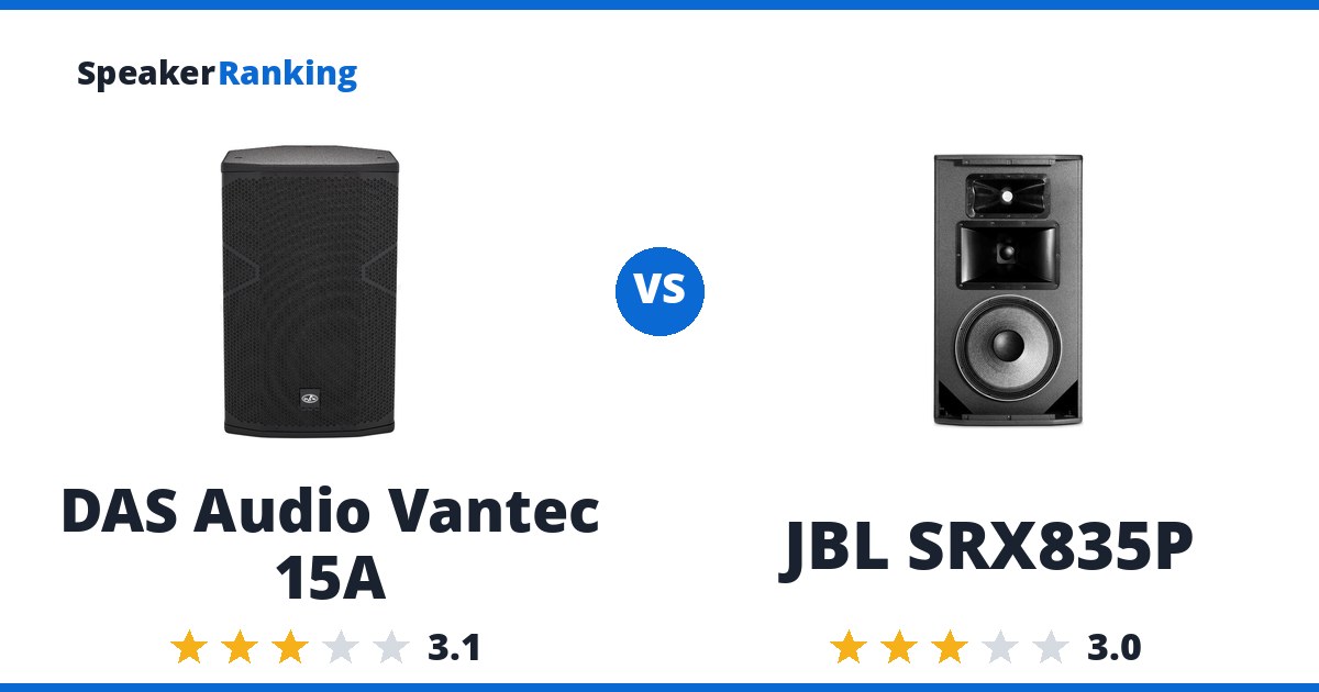 DAS Audio Vantec 15A vs JBL SRX835P