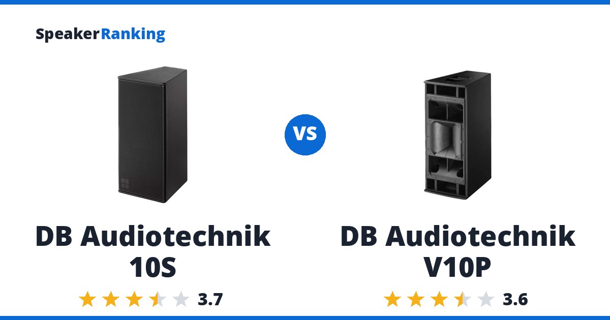 DB Audiotechnik 10S vs DB Audiotechnik V10P