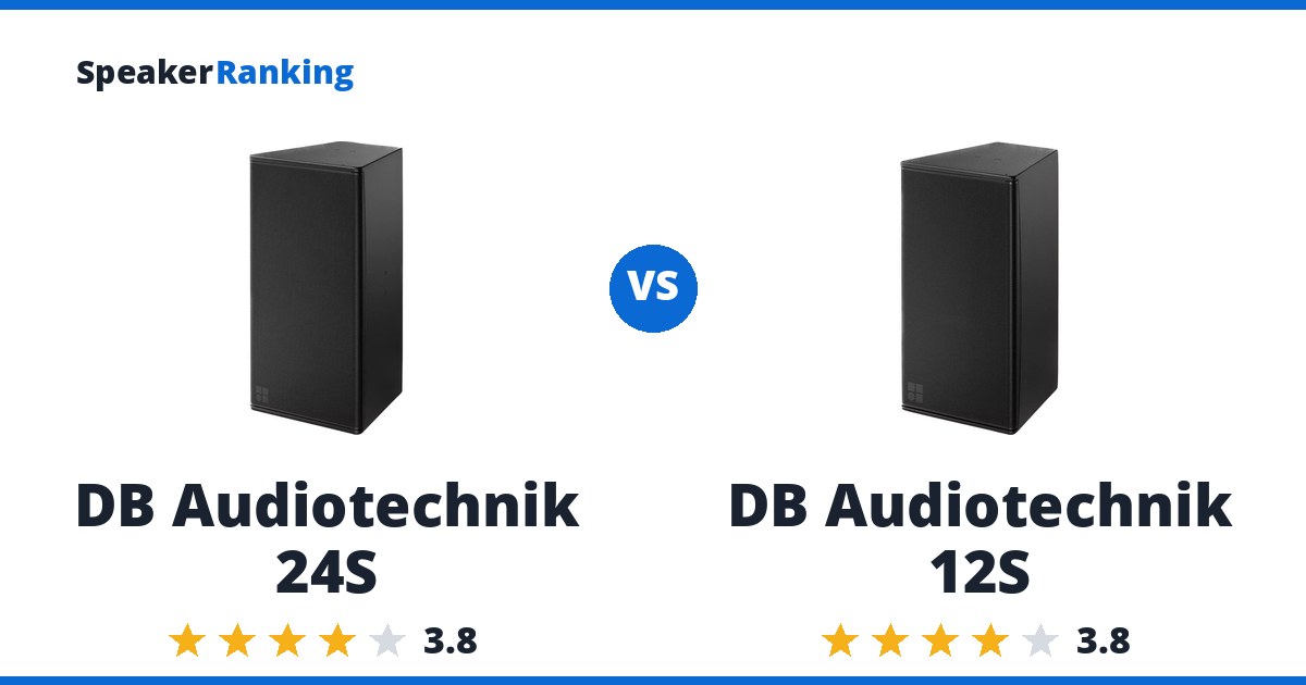 DB Audiotechnik 24S vs DB Audiotechnik 12S