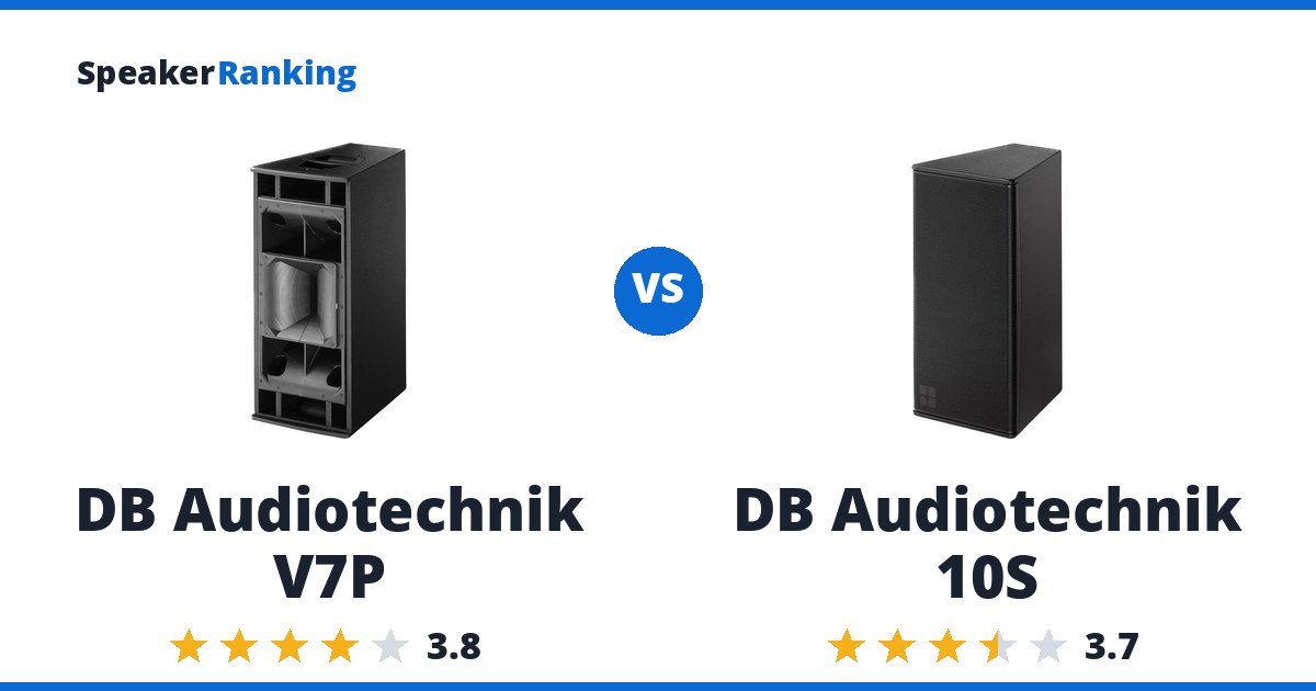 DB Audiotechnik V7P vs DB Audiotechnik 10S