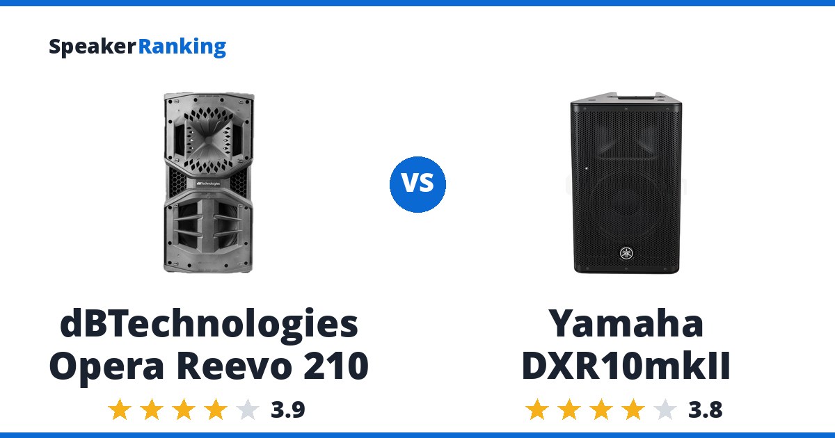dBTechnologies Opera Reevo 210 vs Yamaha DXR10mkII
