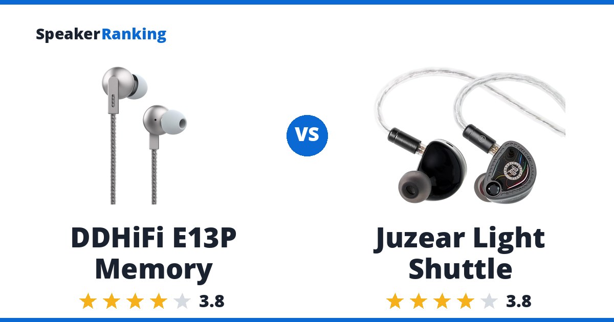 DDHiFi E13P Memory vs Juzear Light Shuttle