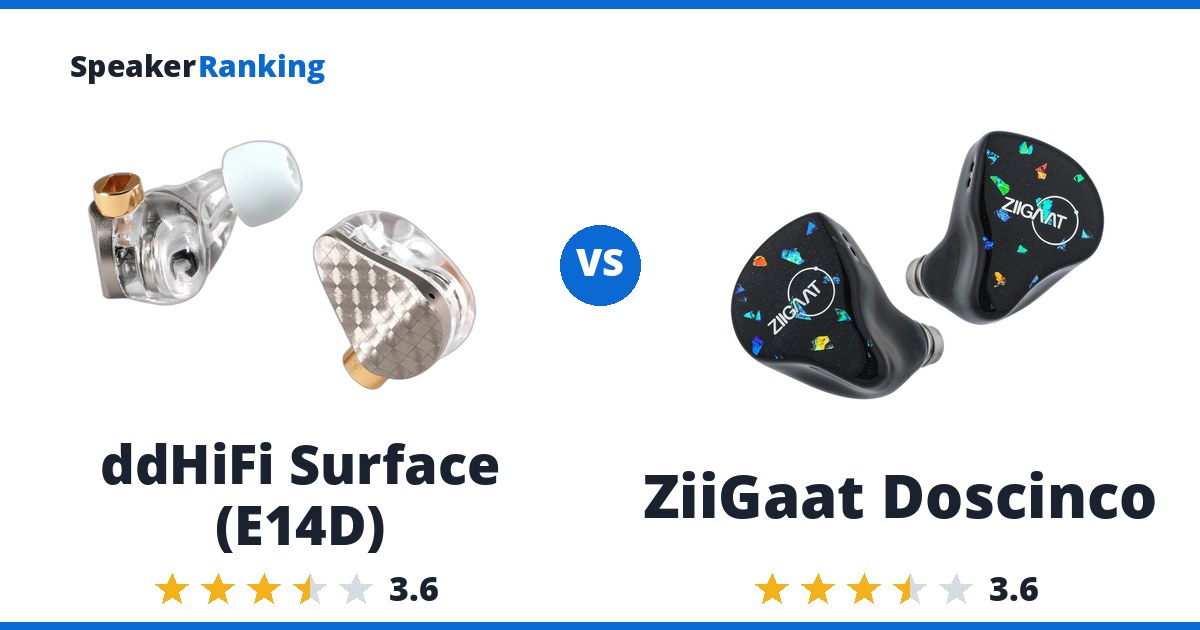 ddHiFi Surface (E14D) vs ZiiGaat Doscinco