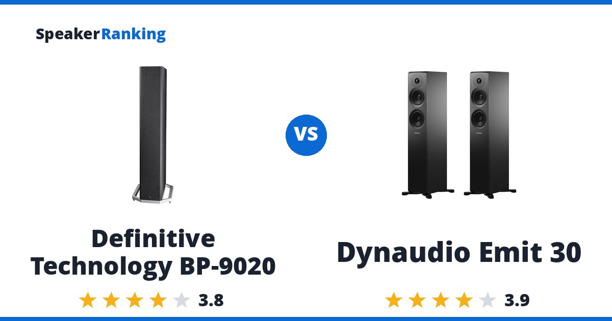 Definitive Technology BP-9020 vs Dynaudio Emit 30