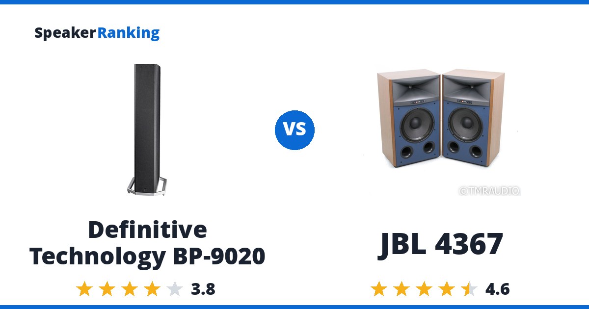 Definitive Technology BP-9020 vs JBL 4367