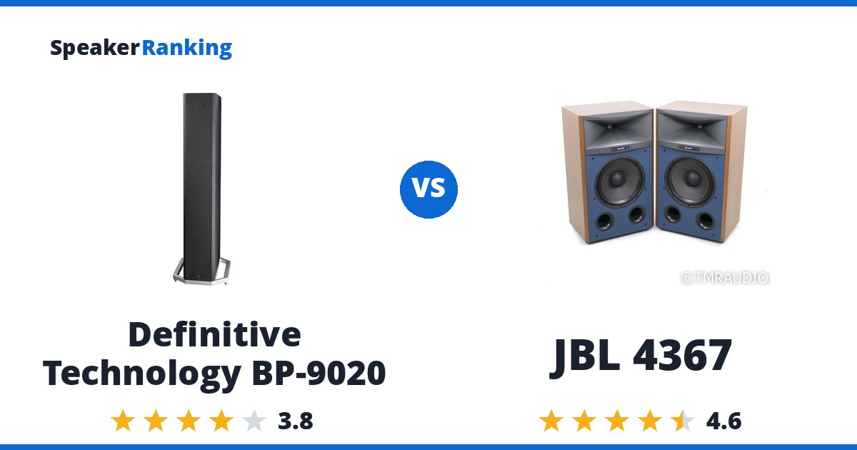 Definitive Technology BP-9020 vs JBL 4367