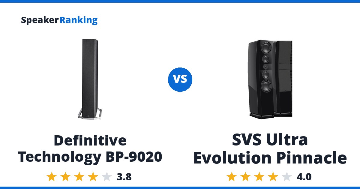 Definitive Technology BP-9020 vs SVS Ultra Evolution Pinnacle
