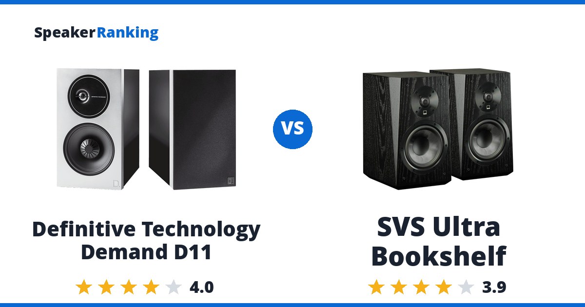 Definitive Technology Demand D11 vs SVS Ultra Bookshelf