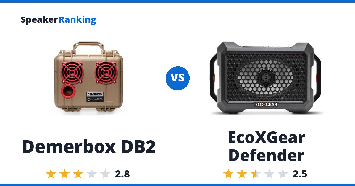 Demerbox DB2 vs EcoXGear Defender