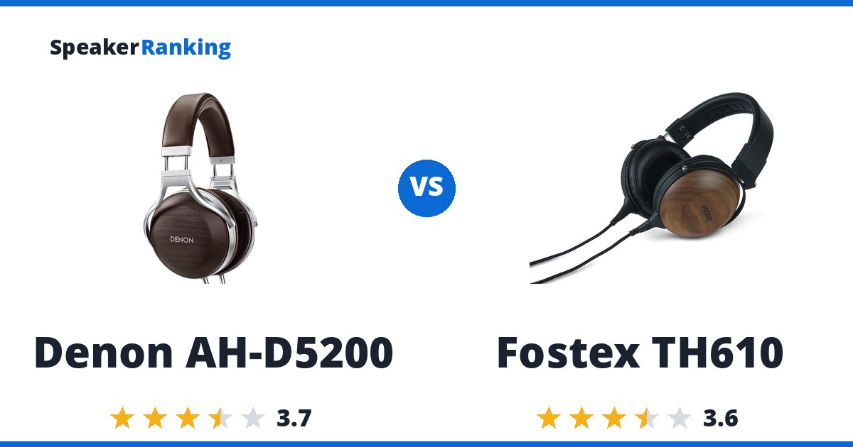 Denon AH-D5200 vs Fostex TH610