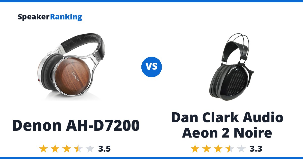 Denon AH-D7200 vs Dan Clark Audio Aeon 2 Noire