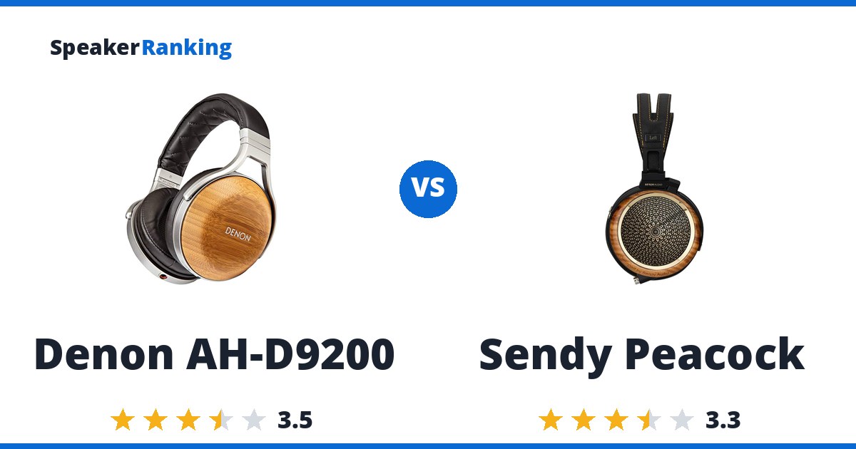 Denon AH-D9200 vs Sendy Peacock