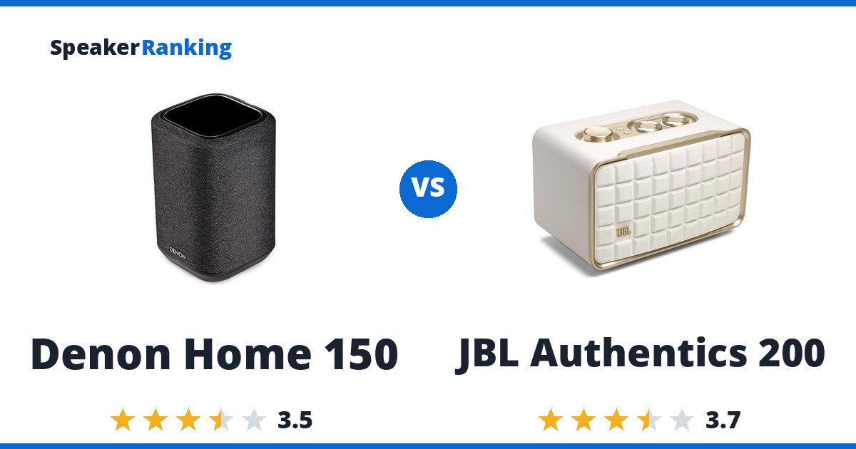 Denon Home 150 vs JBL Authentics 200