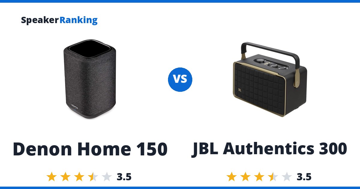 Denon Home 150 vs JBL Authentics 300
