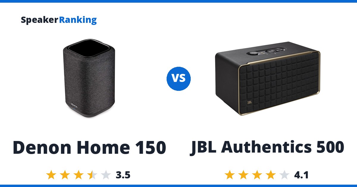 Denon Home 150 vs JBL Authentics 500