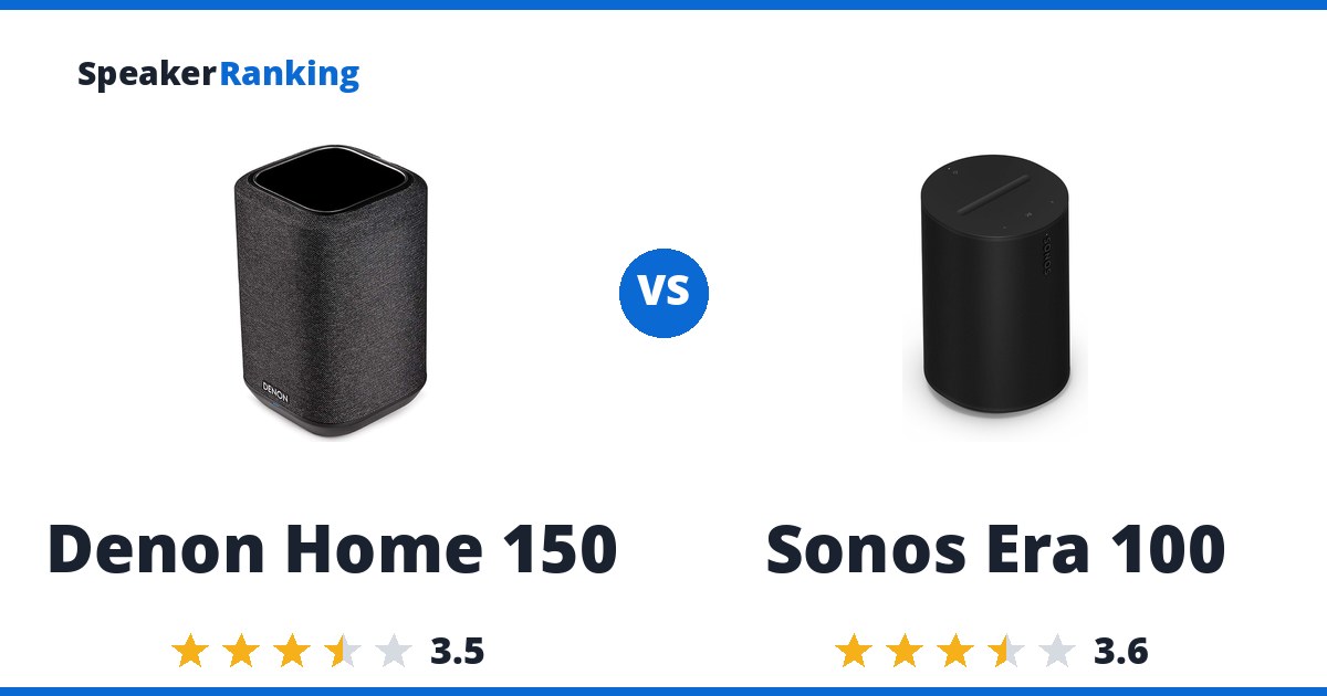 Denon Home 150 vs Sonos Era 100