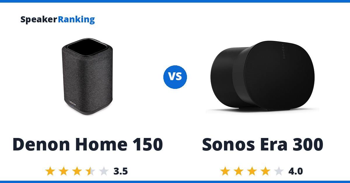 Denon Home 150 vs Sonos Era 300