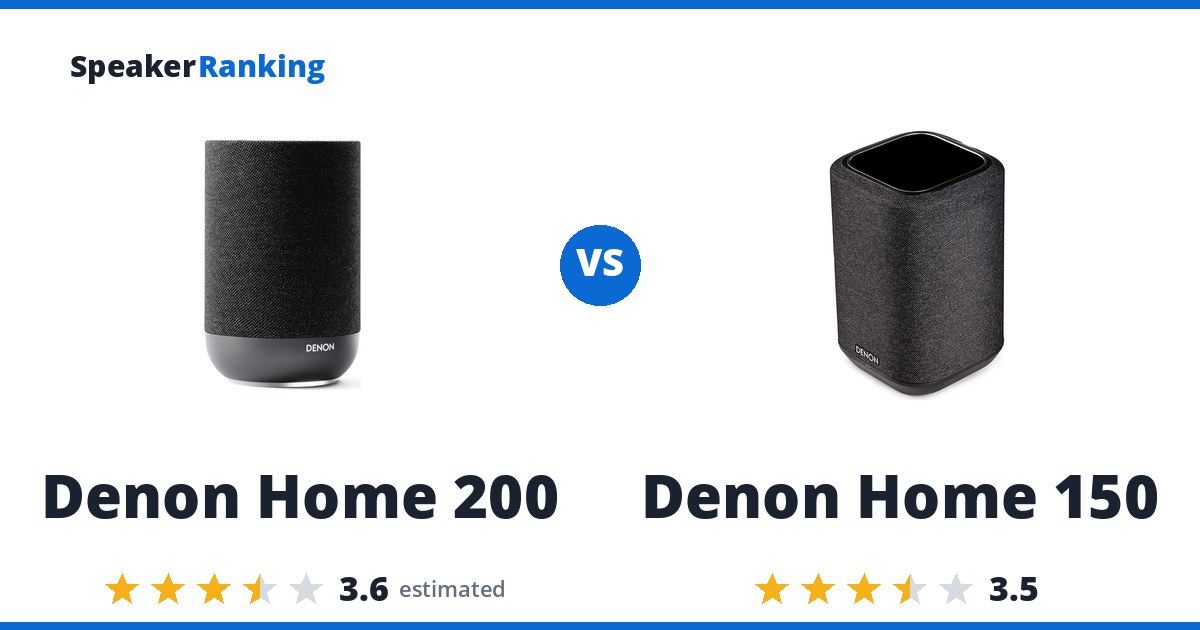 Denon Home 200 vs Denon Home 150
