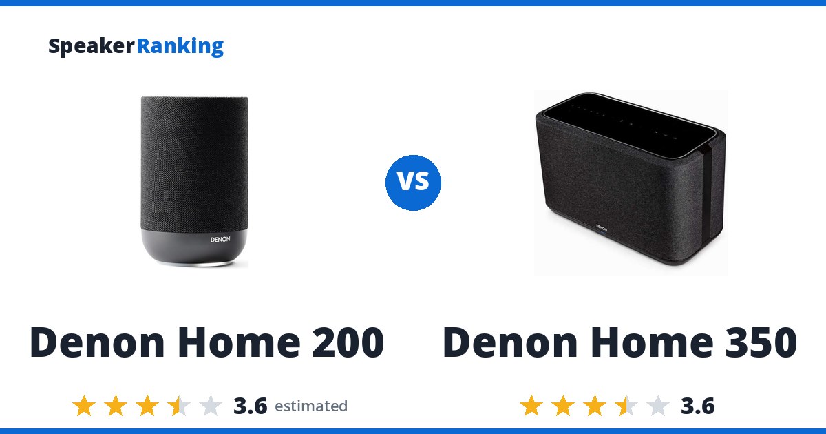Denon Home 200 vs Denon Home 350