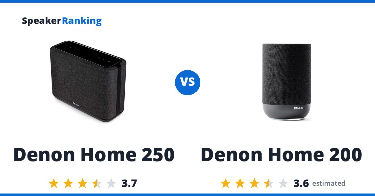 Denon Home 250 vs Denon Home 200