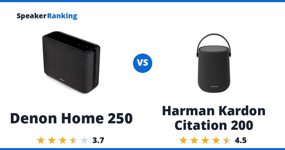 Denon Home 250 vs Harman Kardon Citation 200