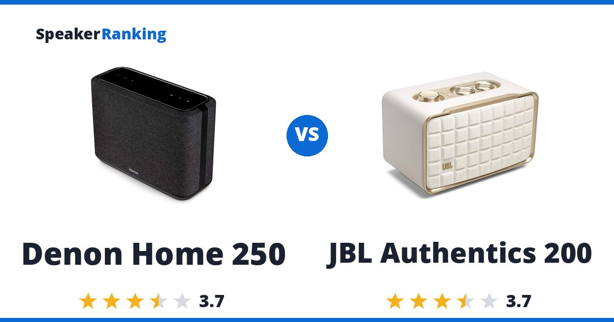 Denon Home 250 vs JBL Authentics 200